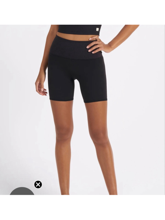 Vuori Pants - Women's Vuori Rib Studio Short in Black, Size XS